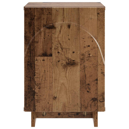 vidaXL Bedside Cabinet 2 pcs Old Wood 33.5 x 34.5 x 50 cm 4
