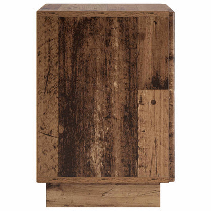 vidaXL Bedside Cabinet 2 pcs Old Wood 33.5 x 34.5 x 50 cm 5