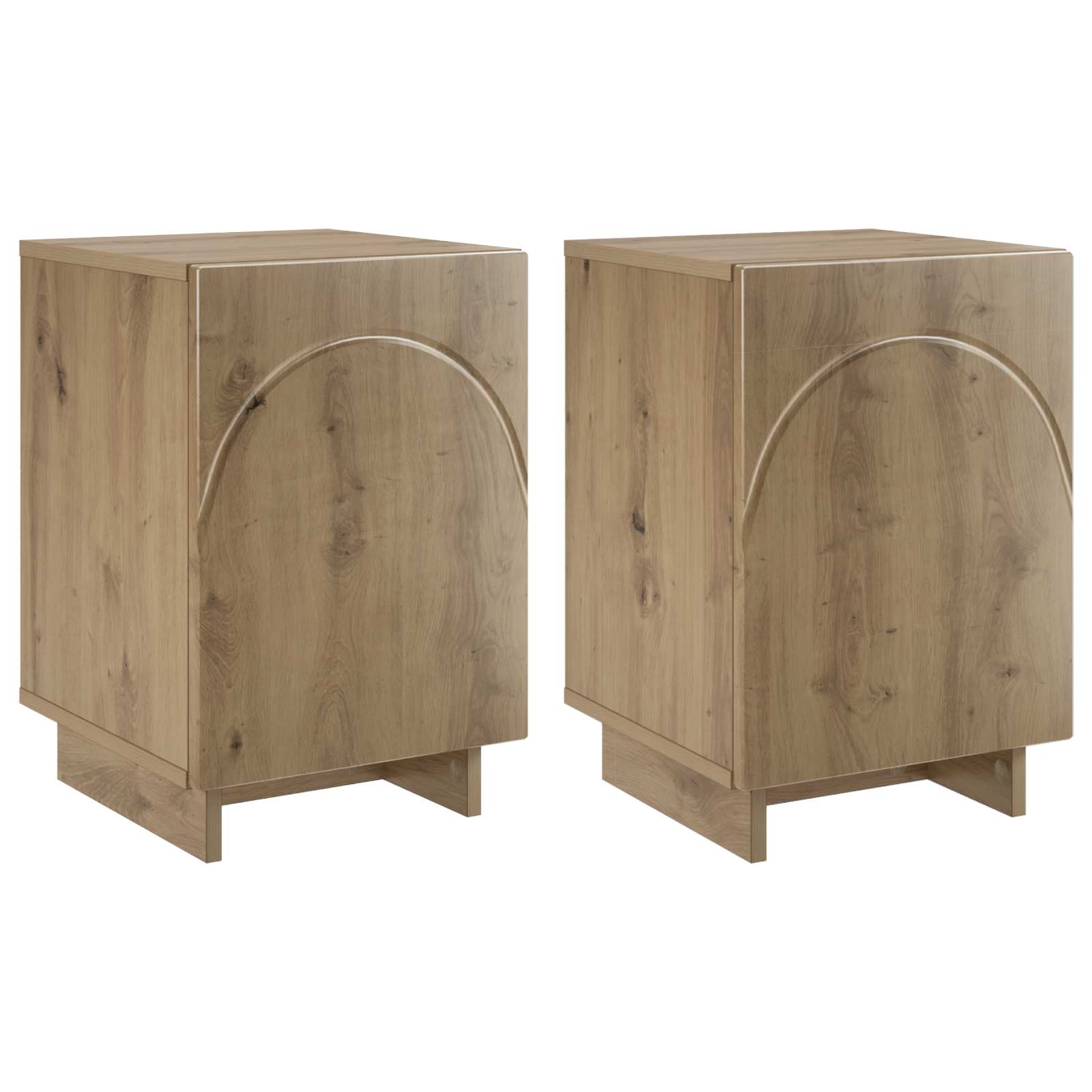 vidaXL Bedside Cabinet 2 pcs Artisan Oak 33.5 x 34.5 x 50 cm 2