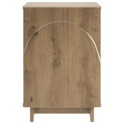 vidaXL Bedside Cabinet 2 pcs Artisan Oak 33.5 x 34.5 x 50 cm 4