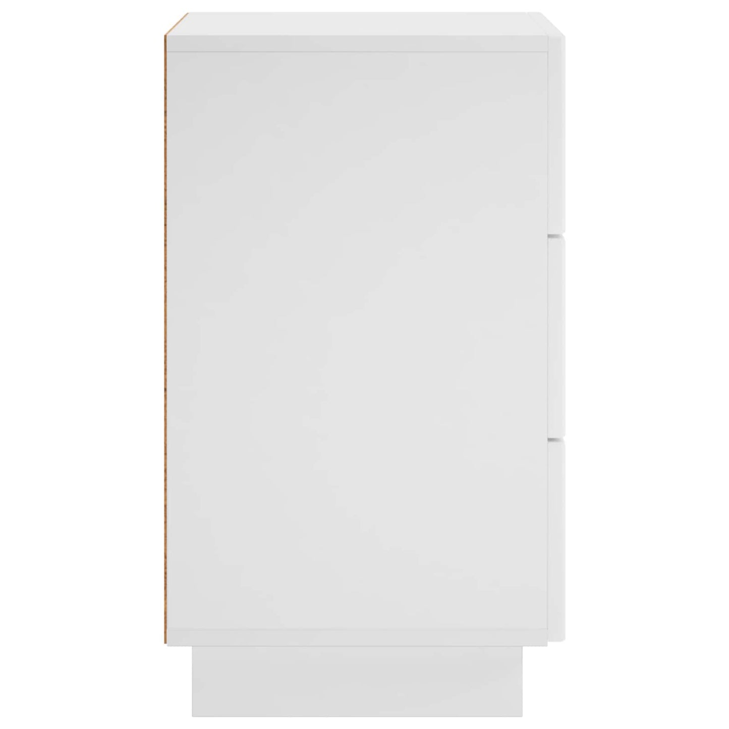 vidaXL Bedside Cabinet White 33.5 x 34.5 x 60 cm Engineered Wood 5