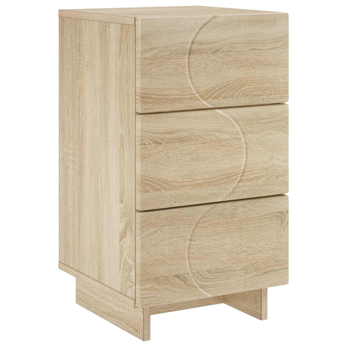 vidaXL Bedside Cabinet Sonoma Oak 33.5 x 34.5 x 60 cm Engineered Wood 2