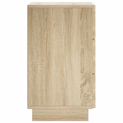 vidaXL Bedside Cabinet Sonoma Oak 33.5 x 34.5 x 60 cm Engineered Wood 5