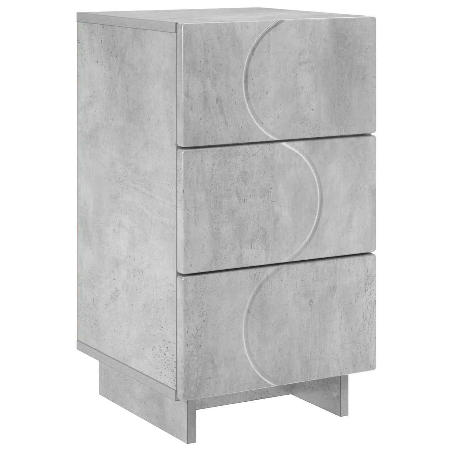 vidaXL Bedside Cabinet Concrete Grey 33.5 x 34.5 x 60 cm 2