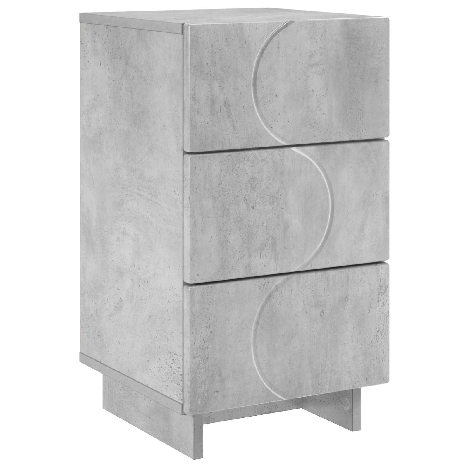vidaXL Bedside Cabinet Concrete Grey 33.5 x 34.5 x 60 cm 2