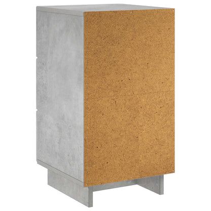 vidaXL Bedside Cabinet Concrete Grey 33.5 x 34.5 x 60 cm 6