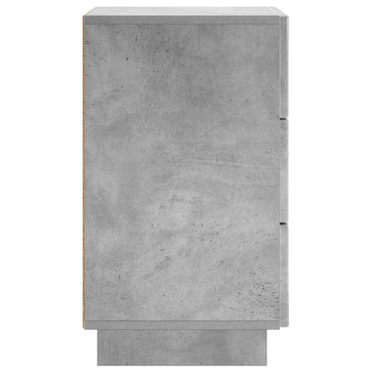 vidaXL Bedside Cabinet Concrete Grey 33.5 x 34.5 x 60 cm 5