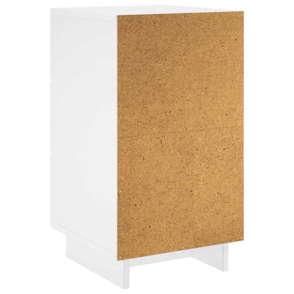 vidaXL Bedside Cabinet High Gloss White 33.5 x 34.5 x 60 cm 6
