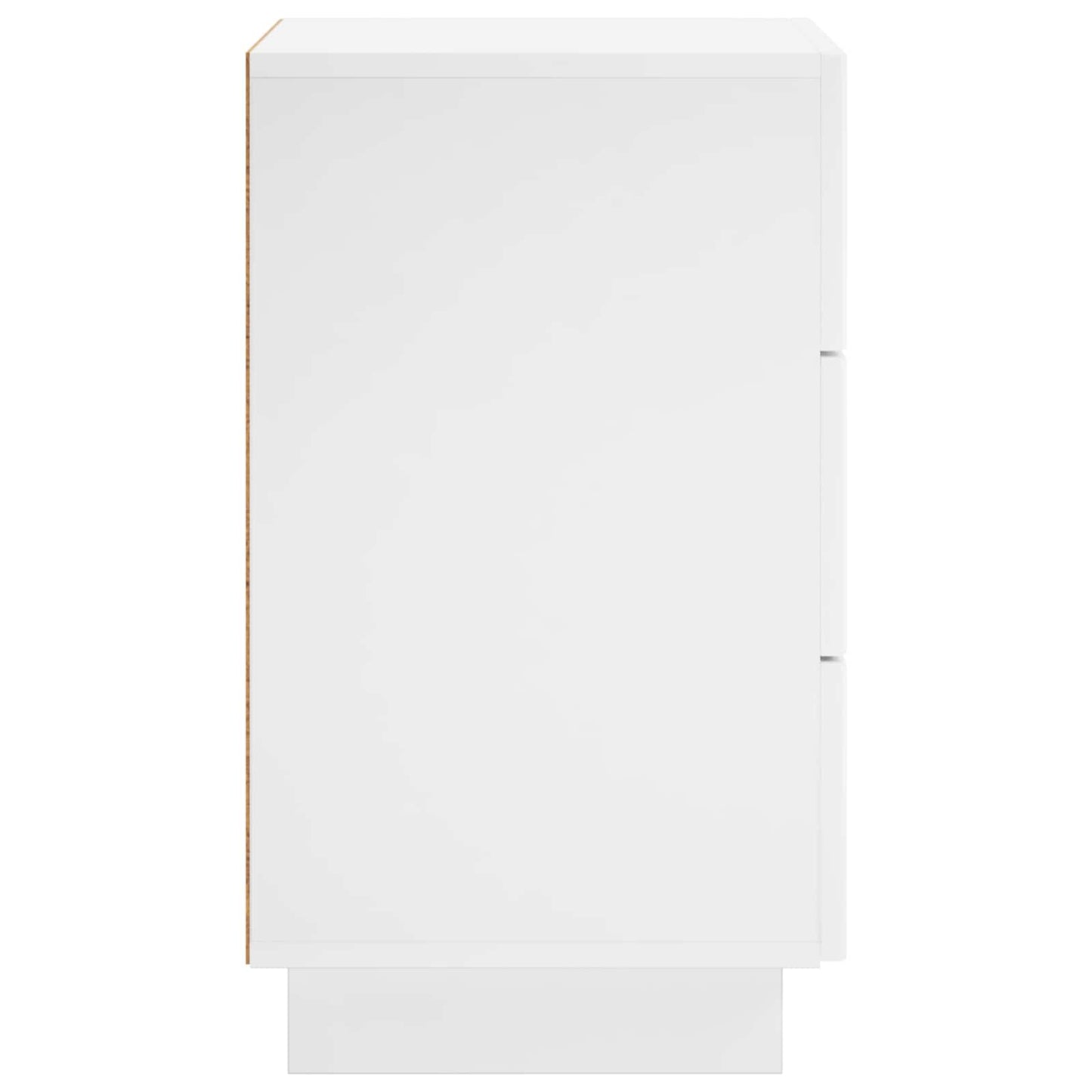 vidaXL Bedside Cabinet High Gloss White 33.5 x 34.5 x 60 cm 5