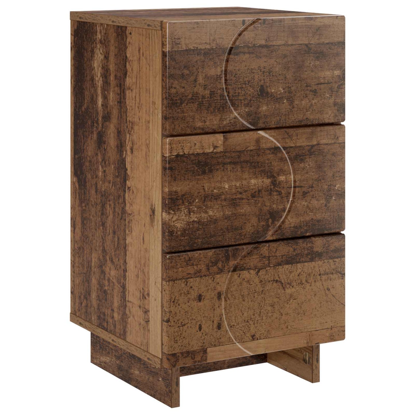 vidaXL Bedside Cabinet Old Wood 33.5 x 34.5 x 60 cm Engineered Wood 2