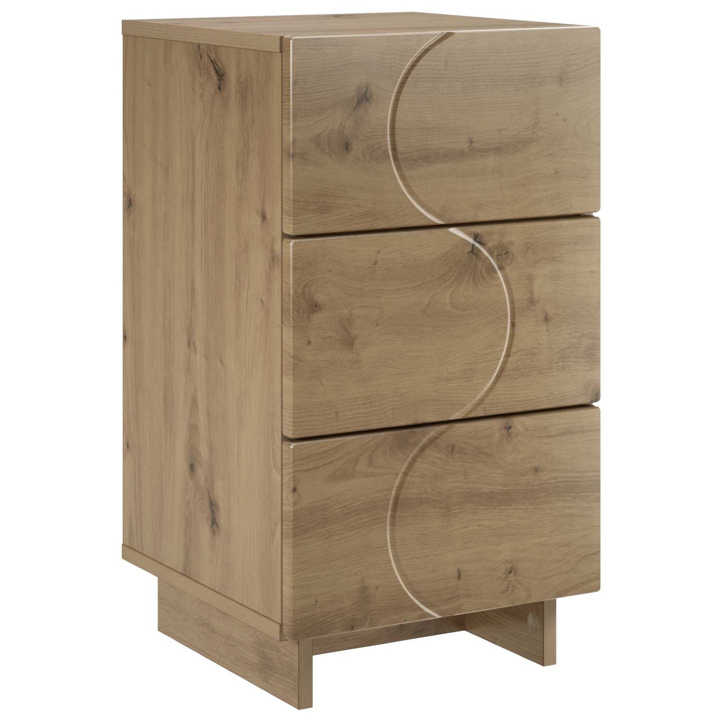 vidaXL Bedside Cabinet Artisan Oak 33.5 x 34.5 x 60 cm Engineered Wood 2