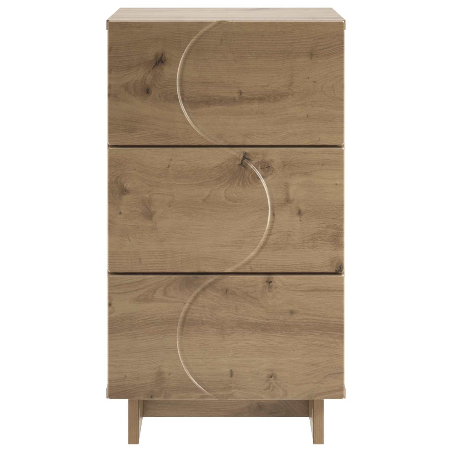 vidaXL Bedside Cabinet Artisan Oak 33.5 x 34.5 x 60 cm Engineered Wood 4