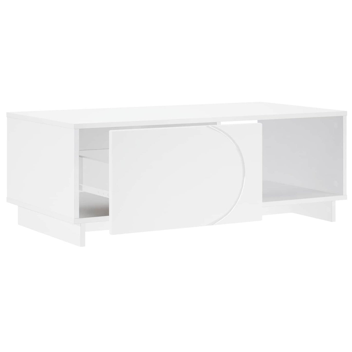 vidaXL Coffee Table White 95 x 50.5 x 35 cm Engineered Wood 3