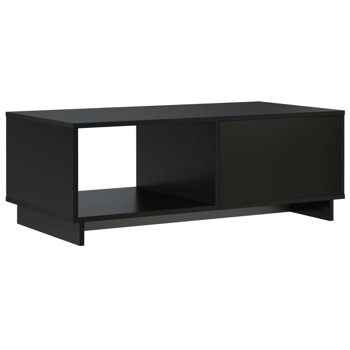 vidaXL Coffee Table Black 95 x 50.5 x 35 cm Engineered Wood 6