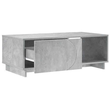 vidaXL Coffee Table Concrete Grey 95 x 50.5 x 35 cm Engineered Wood 3