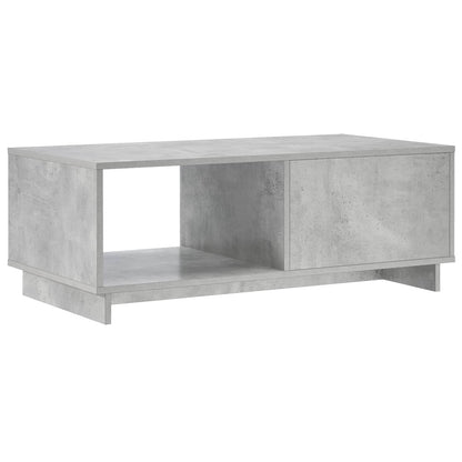 vidaXL Coffee Table Concrete Grey 95 x 50.5 x 35 cm Engineered Wood 6