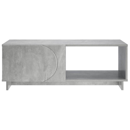 vidaXL Coffee Table Concrete Grey 95 x 50.5 x 35 cm Engineered Wood 4