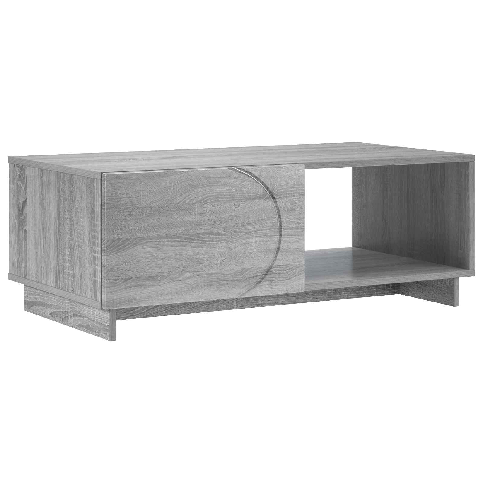 vidaXL Coffee Table Grey Sonoma 95 x 50.5 x 35 cm Engineered Wood 2