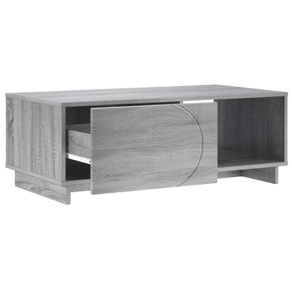 vidaXL Coffee Table Grey Sonoma 95 x 50.5 x 35 cm Engineered Wood 3