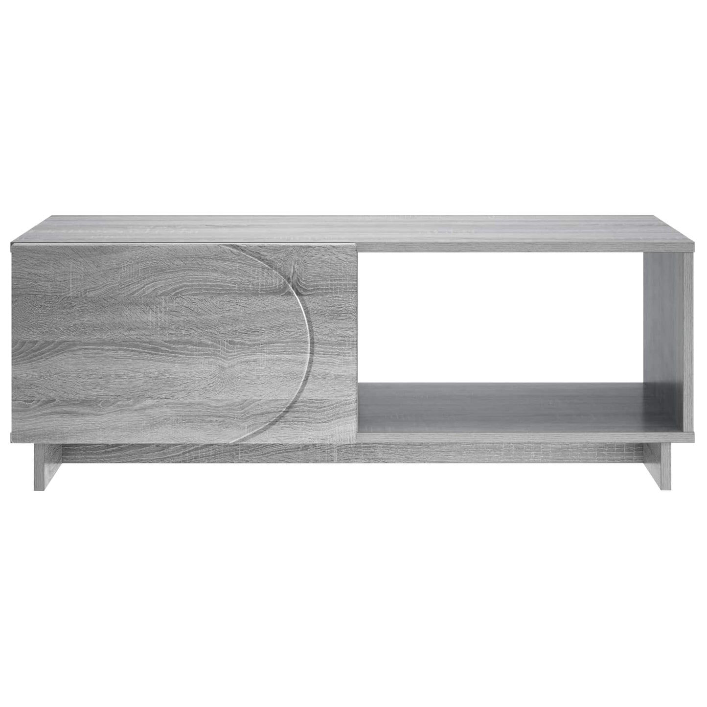 vidaXL Coffee Table Grey Sonoma 95 x 50.5 x 35 cm Engineered Wood 4