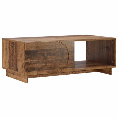 vidaXL Coffee Table Old Wood 95 x 50.5 x 35 cm Engineered Wood 2