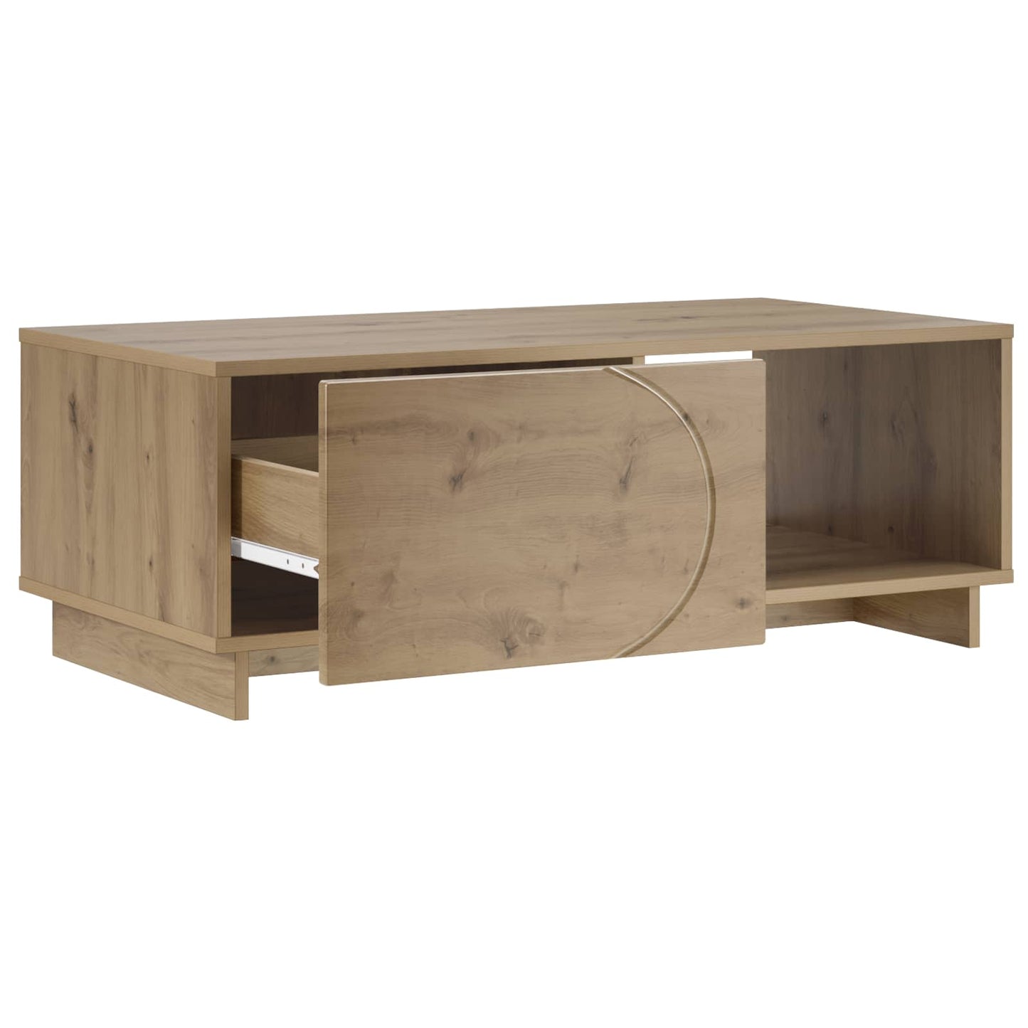 vidaXL Coffee Table Artisan Oak 95 x 50.5 x 35 cm Engineered Wood 3