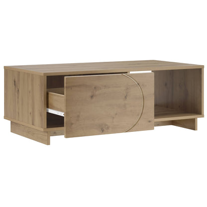 vidaXL Coffee Table Artisan Oak 95 x 50.5 x 35 cm Engineered Wood 3