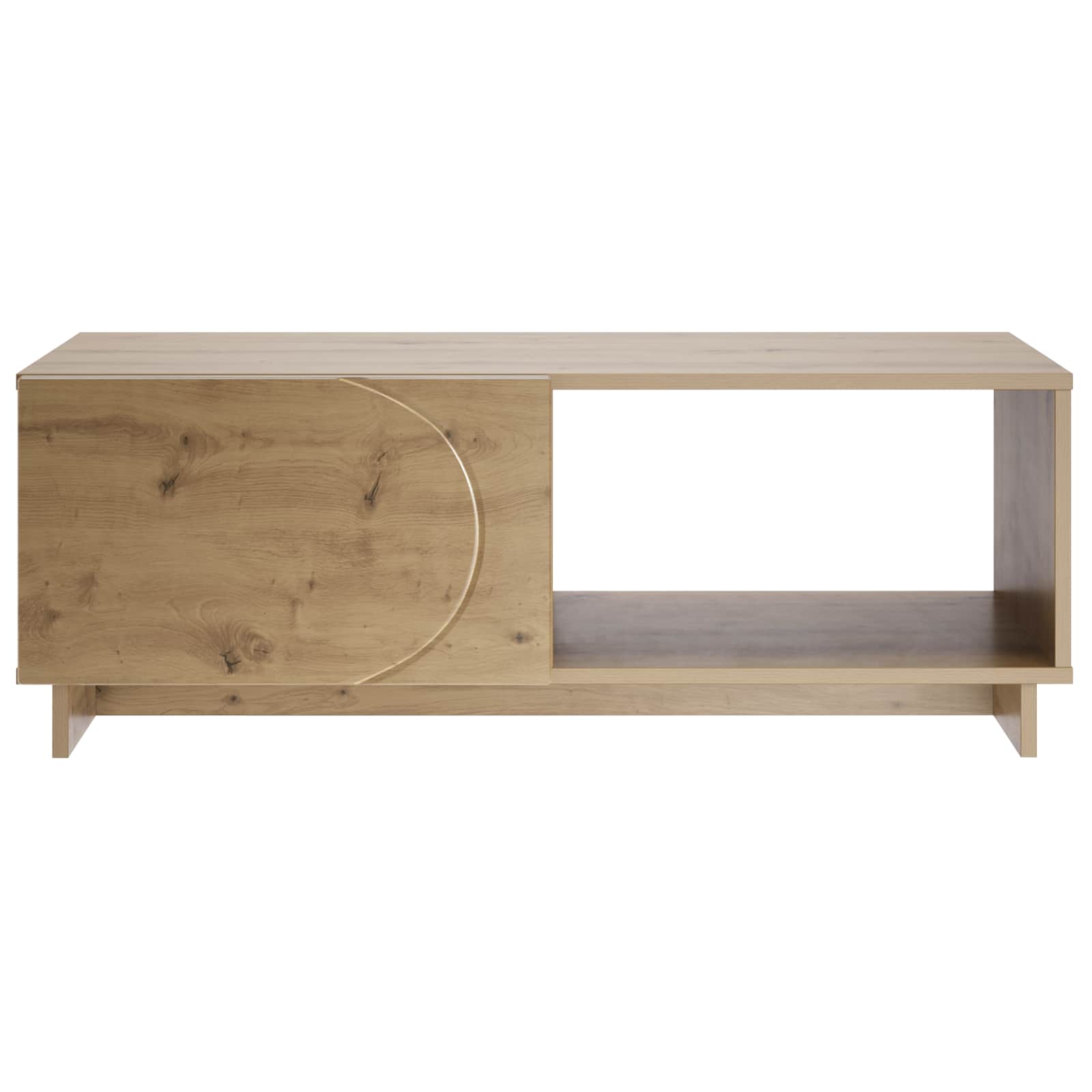 vidaXL Coffee Table Artisan Oak 95 x 50.5 x 35 cm Engineered Wood 4