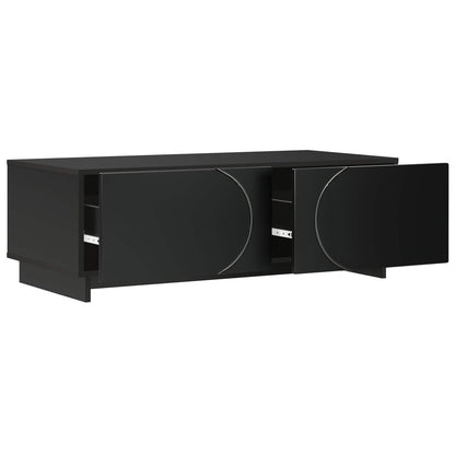 Coffee Table 102 x 50.5 x 35 cm Engineered Wood Black