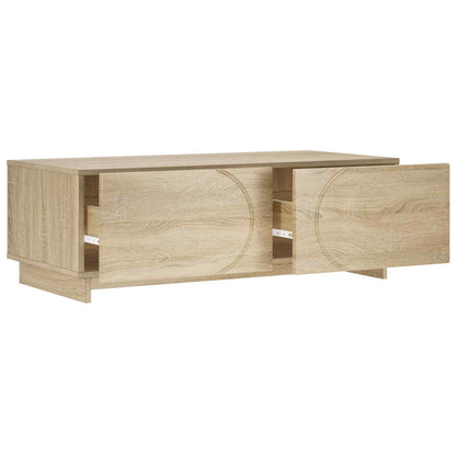 Coffee Table 102 x 50.5 x 35 cm Engineered Wood Sonoma oak