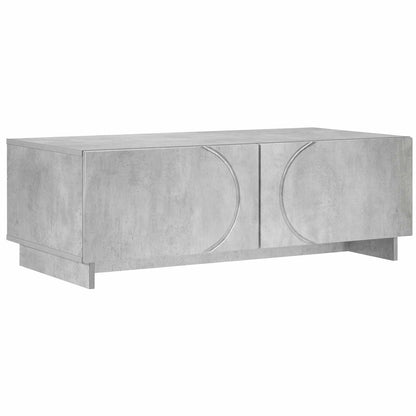 Coffee Table 102 x 50.5 x 35 cm Engineered Wood Concrete grey