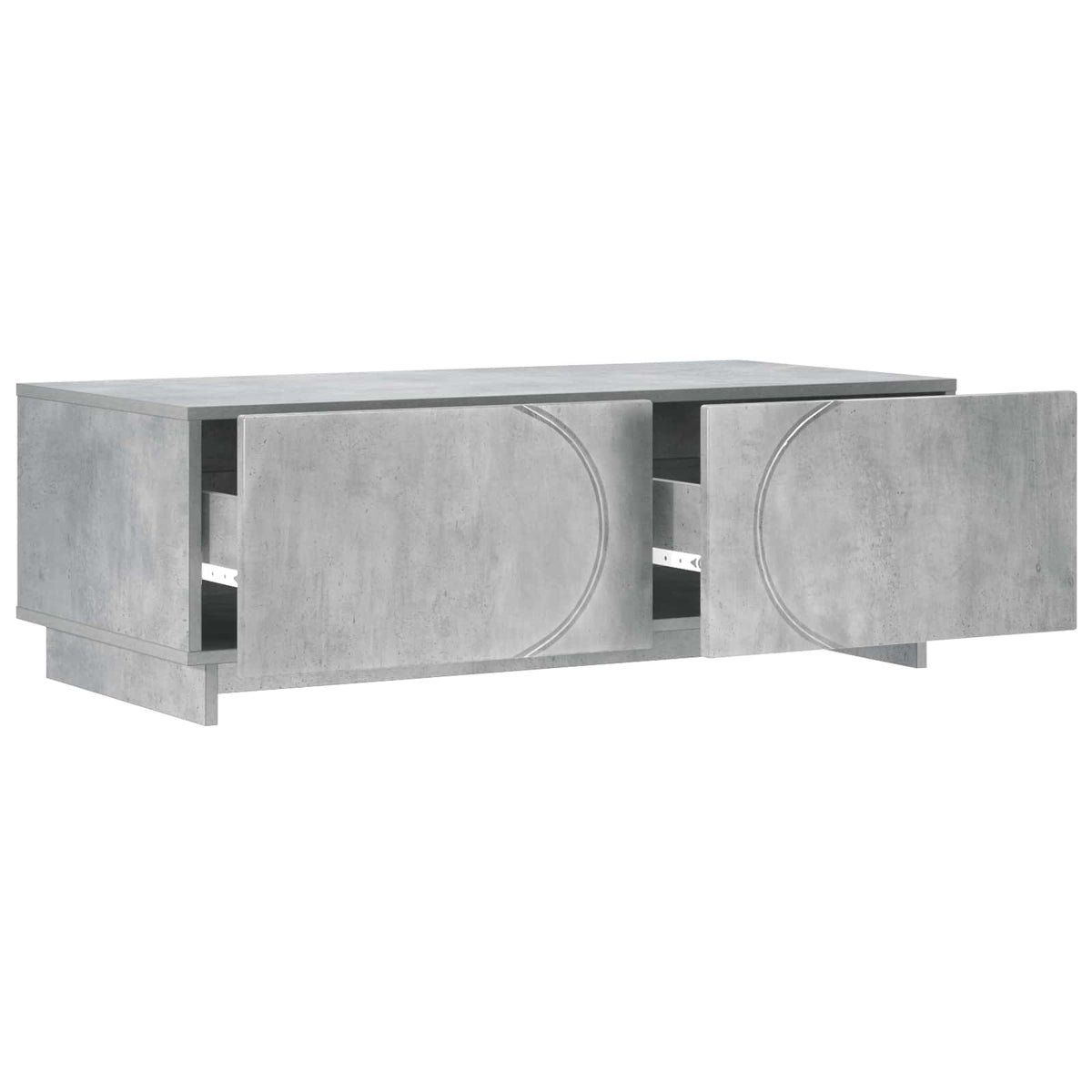 Coffee Table 102 x 50.5 x 35 cm Engineered Wood Concrete grey