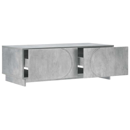 Coffee Table 102 x 50.5 x 35 cm Engineered Wood Concrete grey