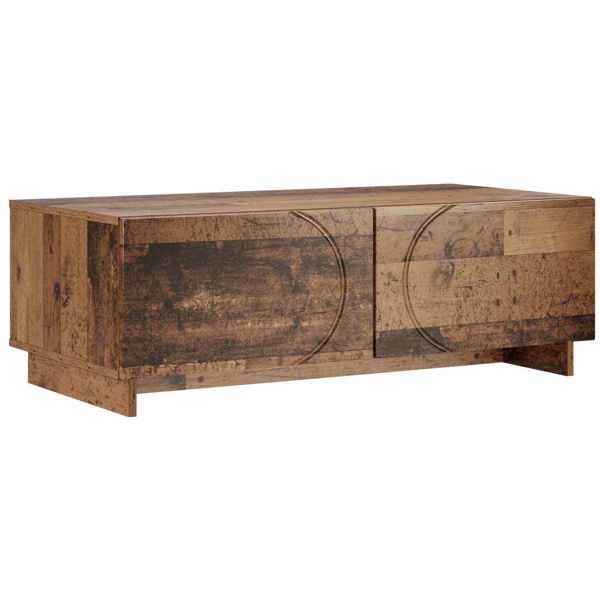 Coffee Table 102 x 50.5 x 35 cm Engineered Wood Old wood