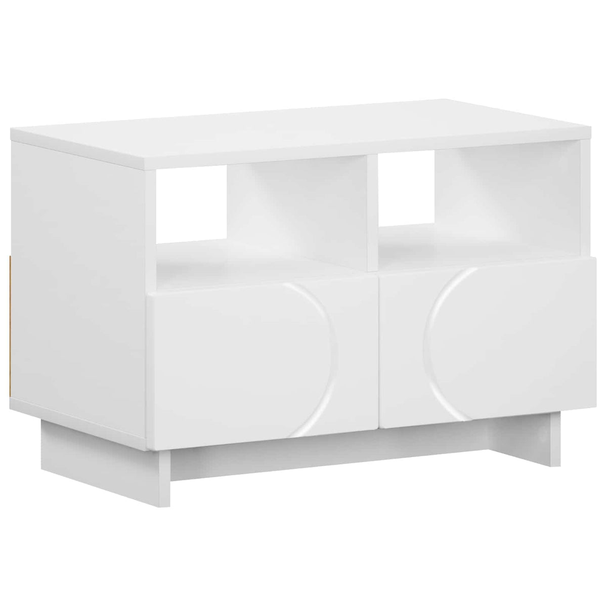 vidaXL TV Stand 60 x 34.5 x 40 cm White Engineered Wood 2