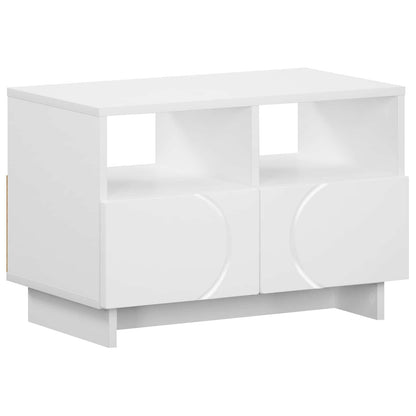 vidaXL TV Stand 60 x 34.5 x 40 cm White Engineered Wood 2