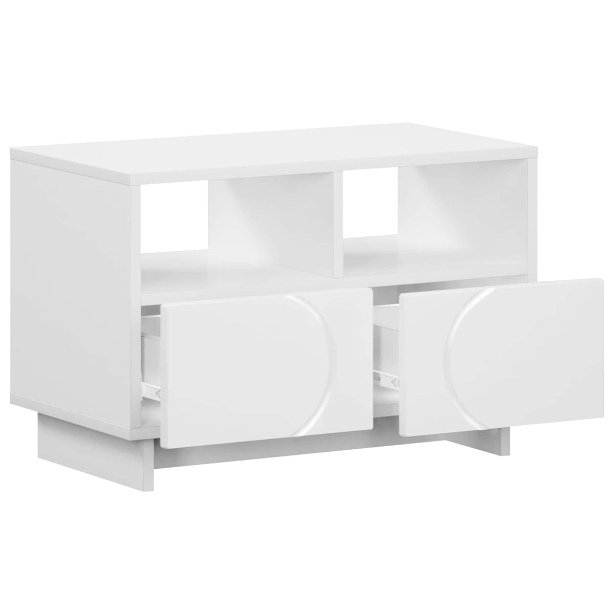 vidaXL TV Stand 60 x 34.5 x 40 cm White Engineered Wood 3