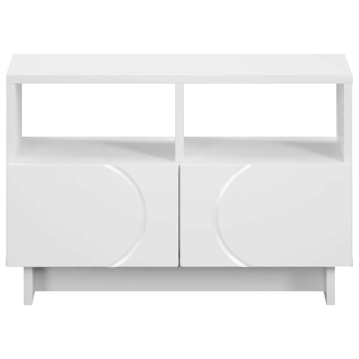 vidaXL TV Stand 60 x 34.5 x 40 cm White Engineered Wood 4