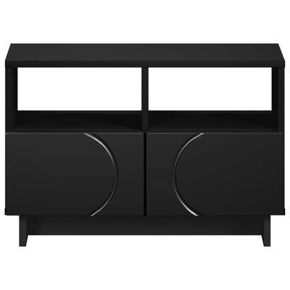 vidaXL TV Stand 60 x 34.5 x 40 cm Black Engineered Wood 4