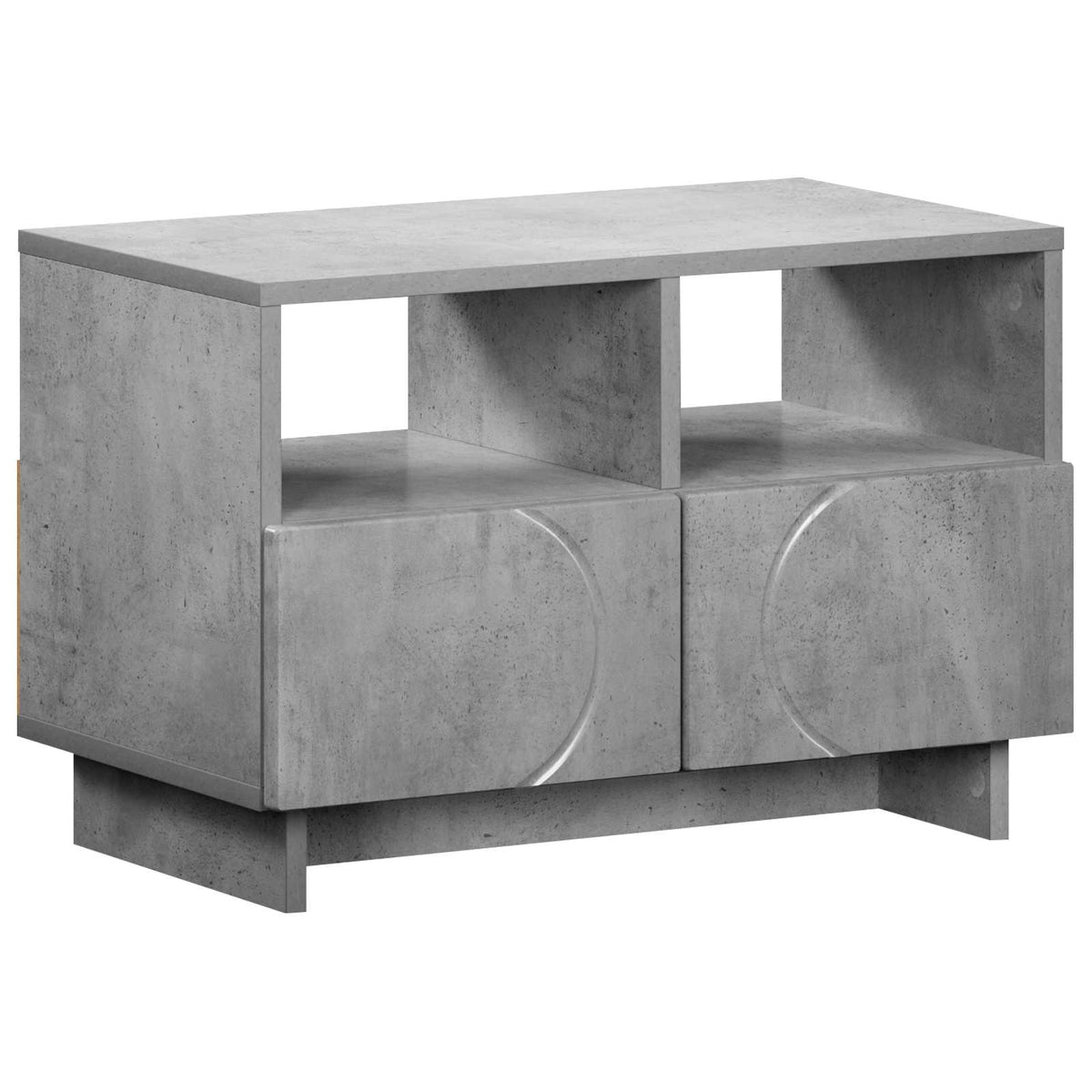 vidaXL TV Stand 60 x 34.5 x 40 cm Concrete Grey Engineered Wood 2