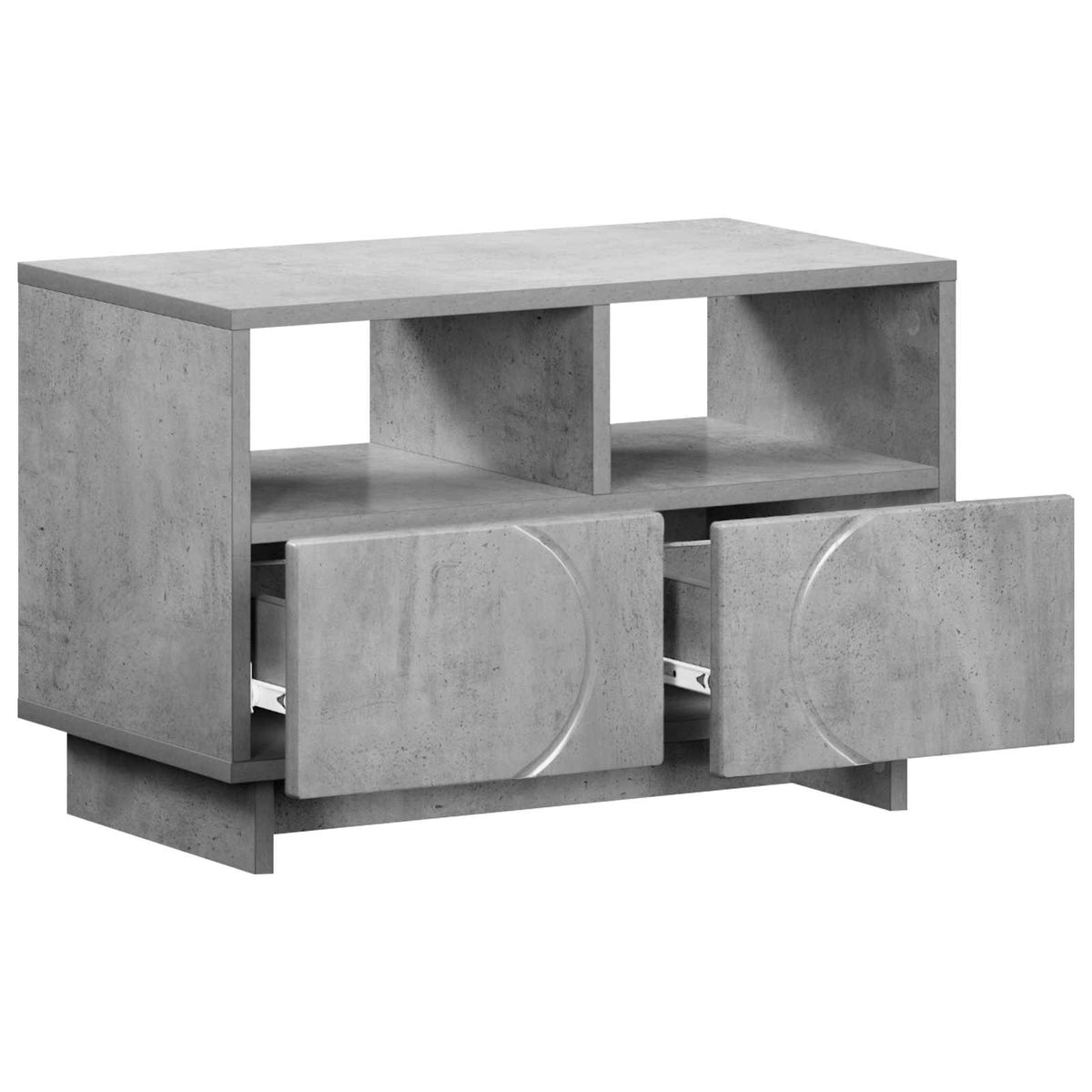 vidaXL TV Stand 60 x 34.5 x 40 cm Concrete Grey Engineered Wood 3