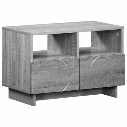 vidaXL TV Stand 60 x 34.5 x 40 cm Grey Sonoma Engineered Wood 2