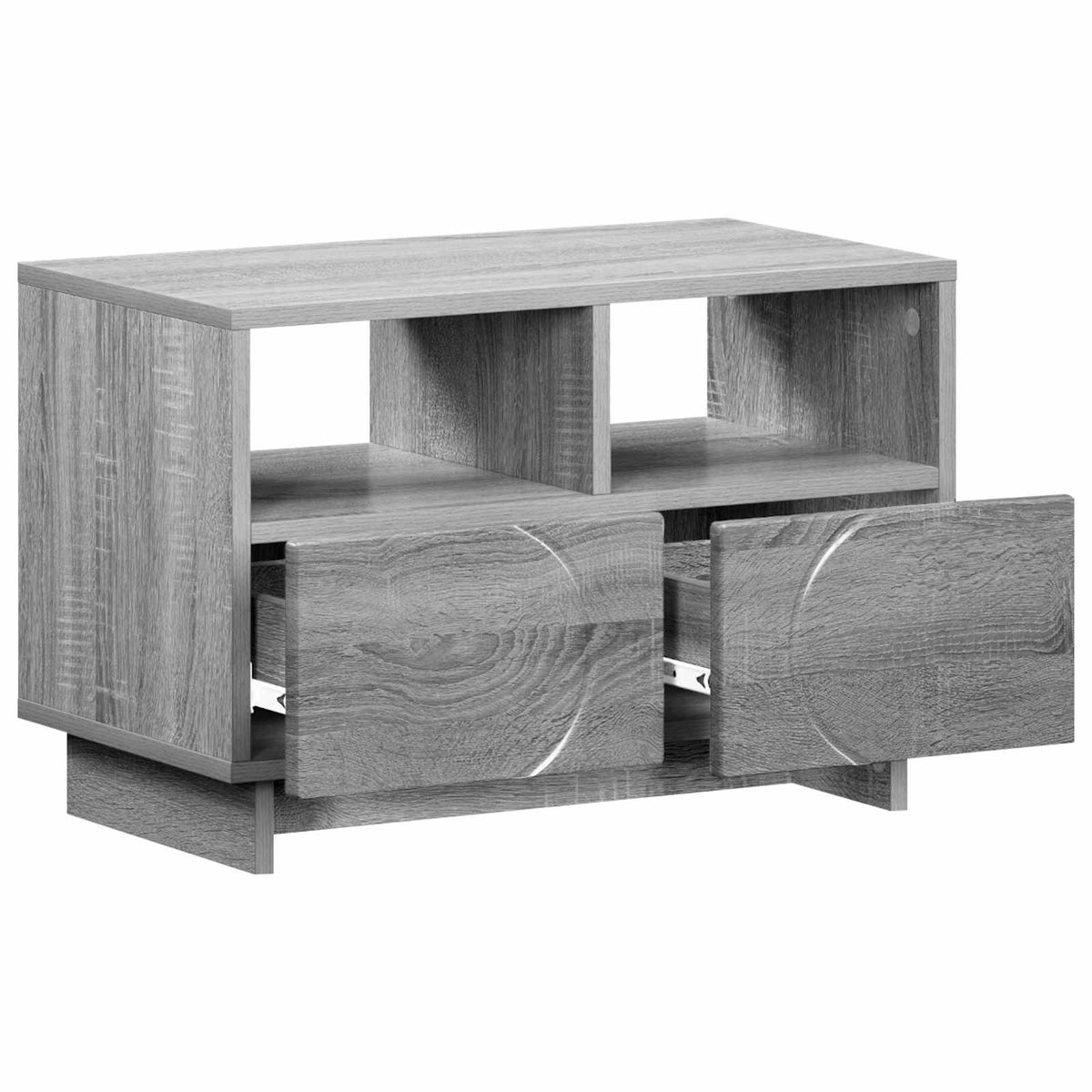vidaXL TV Stand 60 x 34.5 x 40 cm Grey Sonoma Engineered Wood 3