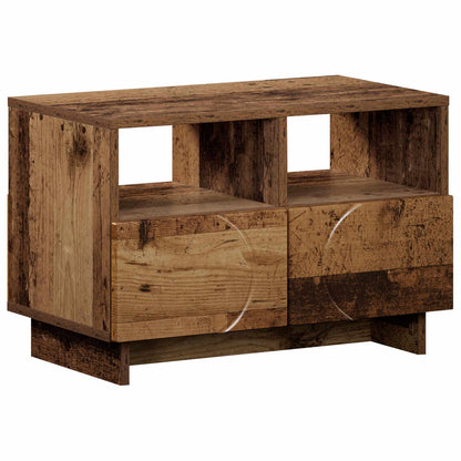 vidaXL TV Stand 60 x 34.5 x 40 cm Old Wood Engineered Wood 2