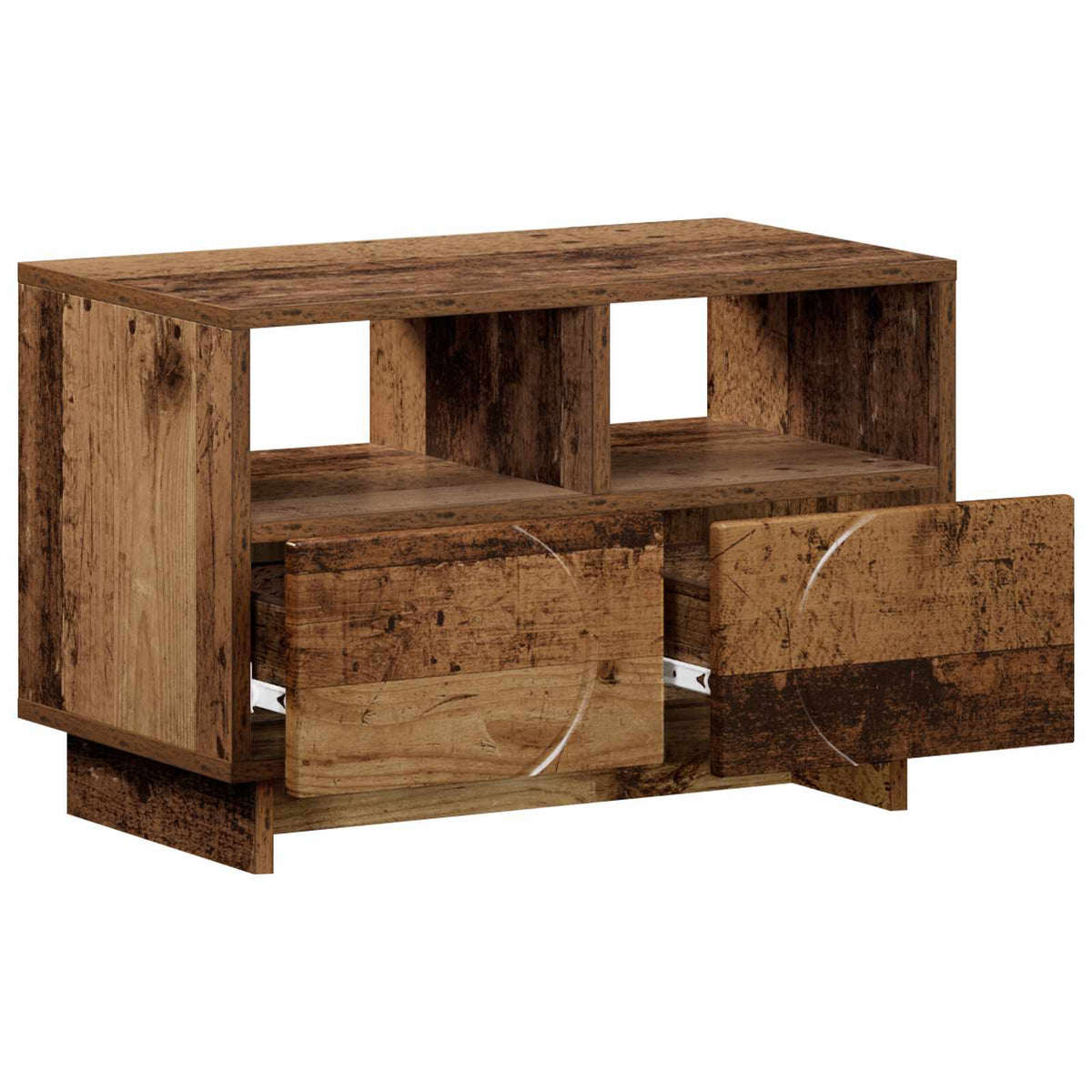 vidaXL TV Stand 60 x 34.5 x 40 cm Old Wood Engineered Wood 3