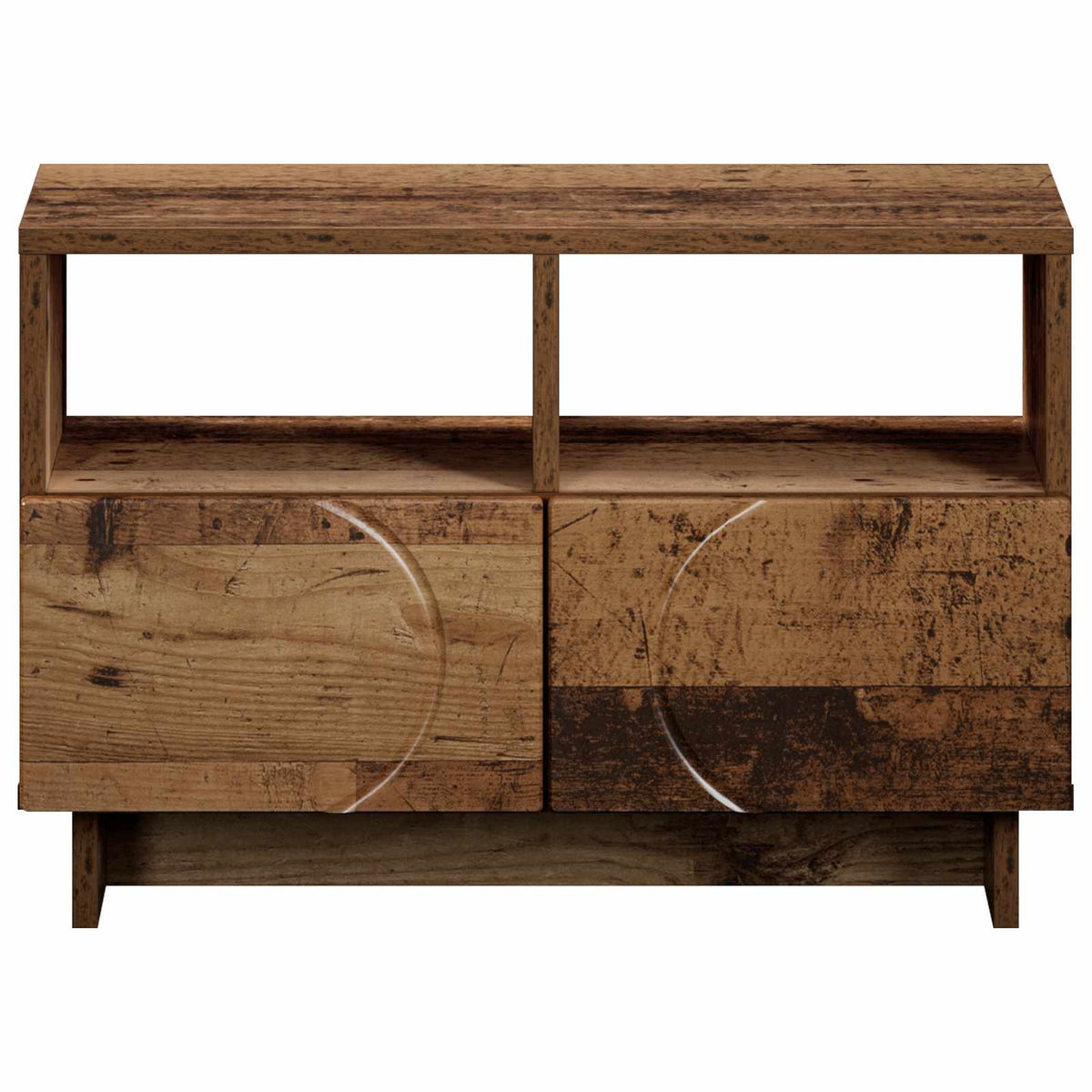 vidaXL TV Stand 60 x 34.5 x 40 cm Old Wood Engineered Wood 4