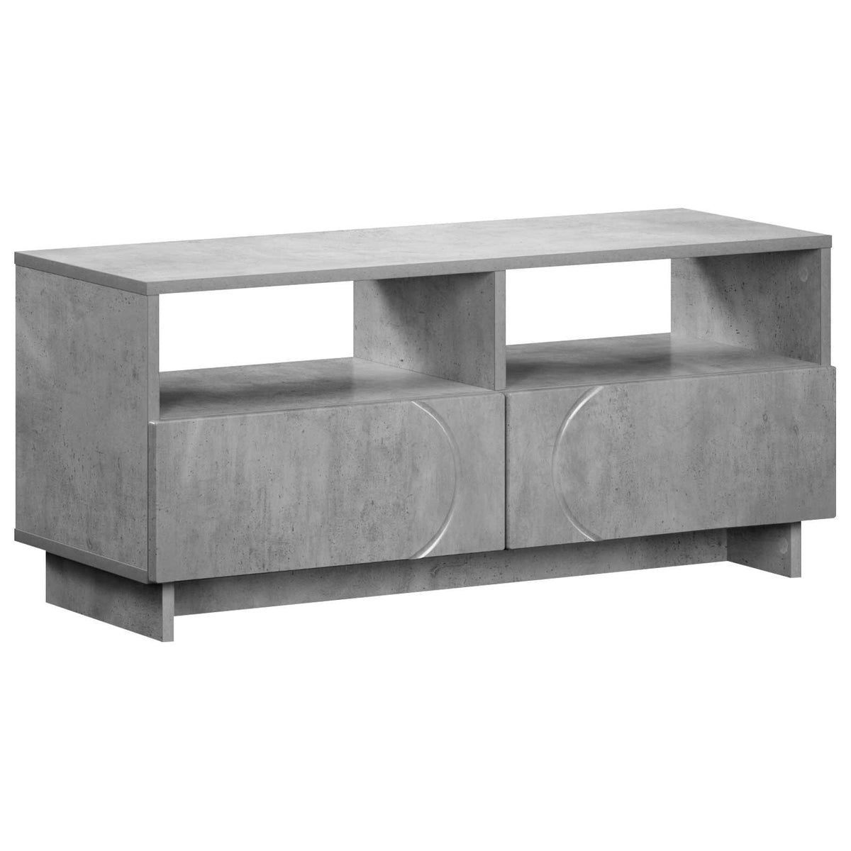 vidaXL TV Stand 90 x 34.5 x 40 cm Concrete Grey Engineered Wood 2