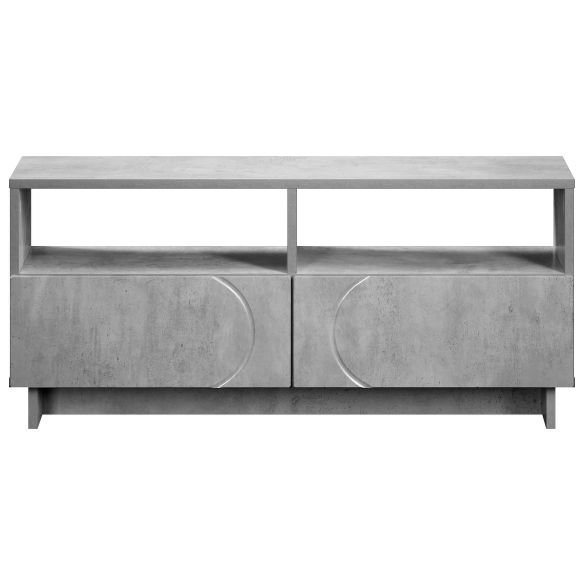 vidaXL TV Stand 90 x 34.5 x 40 cm Concrete Grey Engineered Wood 4