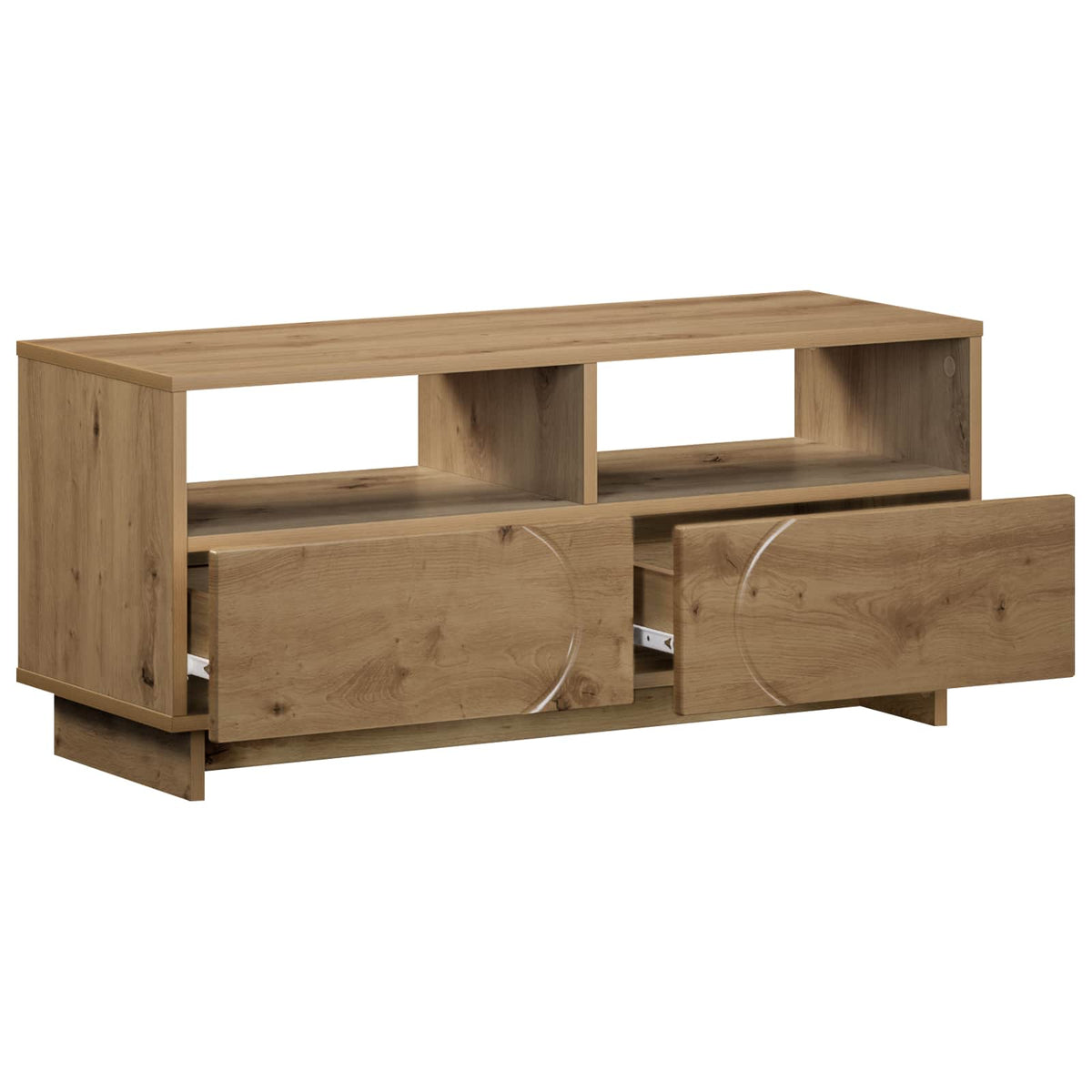 vidaXL TV Stand 90 x 34.5 x 40 cm Artisan Oak Engineered Wood 3