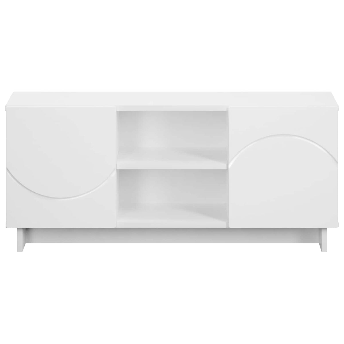 vidaXL TV Stand 90 x 34.5 x 40 cm White Engineered Wood 4